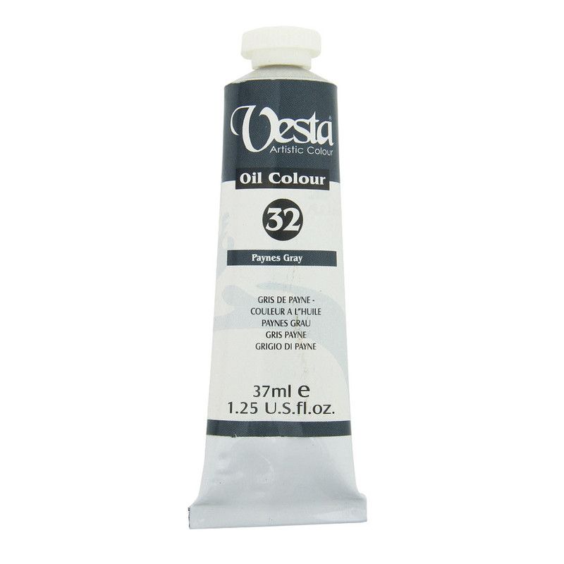 رنگ روغن Vesta 32 37ml Paynes Gray