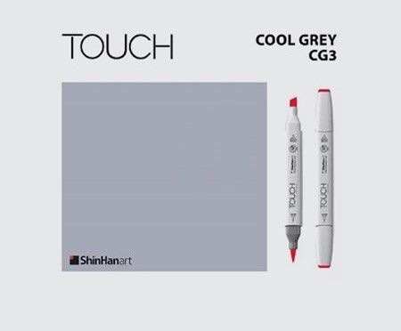 ماژیک طراحی TOUCH CG3 Cool Grey Brush