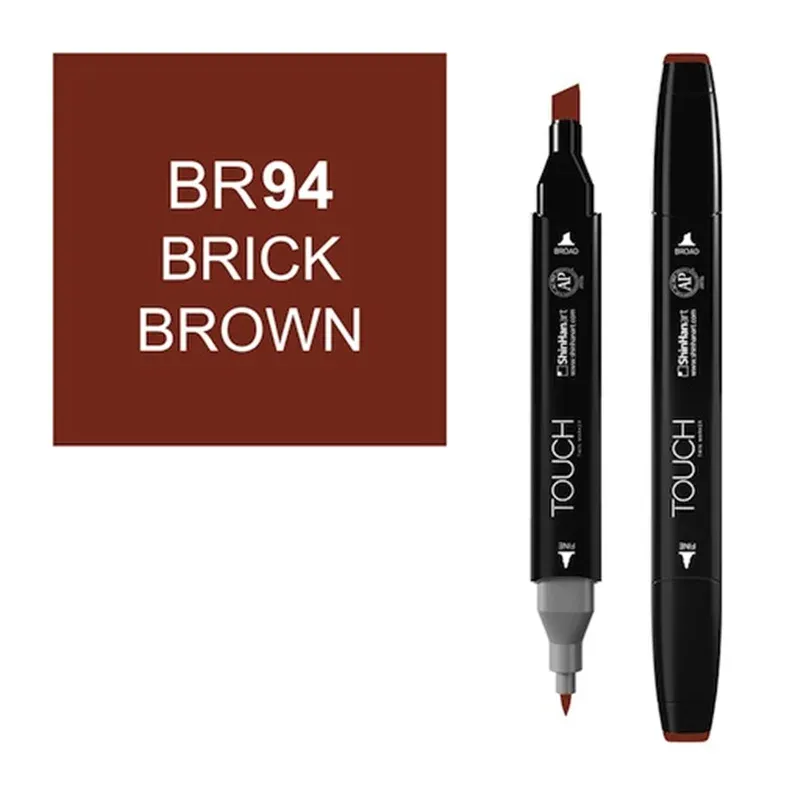 ماژیک طراحی TOUCH  BR94 Brick Brown Brush