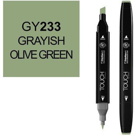 ماژیک طراحی TOUCH GY233 Grayish Olive Green Brush